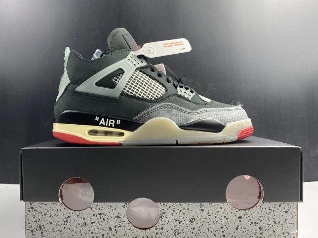 1st Kicks jordan x “bred” black 4 air 1719 red ofw SportInspired cv9388- 1119